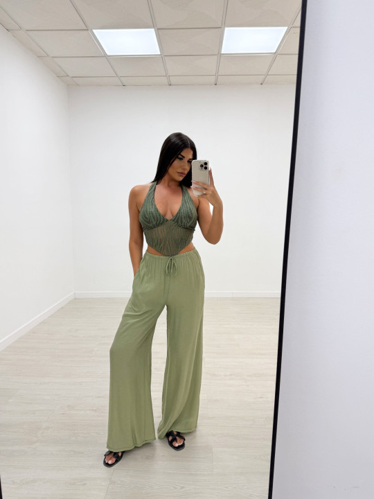 PANTALÓN BAMBU VERDE