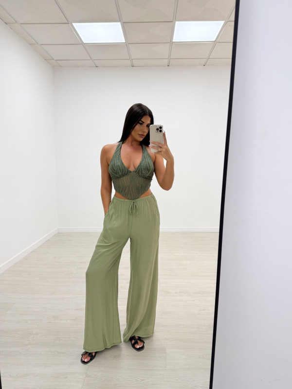 PANTALÓN BAMBU VERDE