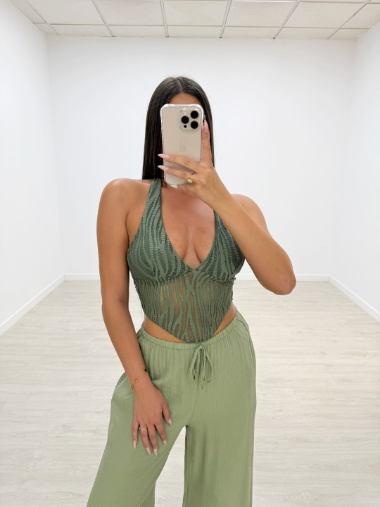 PANTALÓN BAMBU VERDE