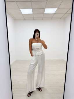 PANTALÓN BAMBU BLANCO