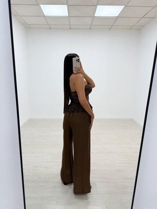 PANTALÓN BAMBU MARRÓN