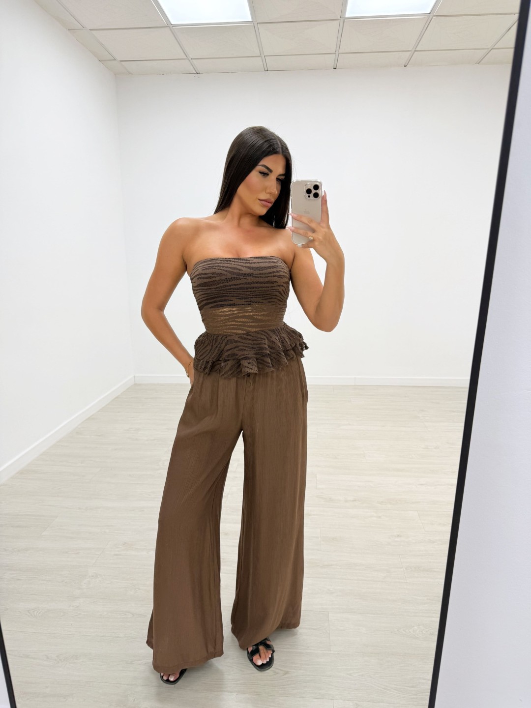 PANTALÓN BAMBU MARRÓN