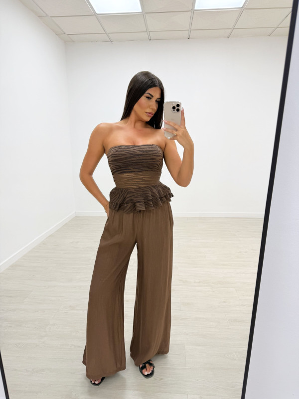 PANTALÓN BAMBU MARRÓN