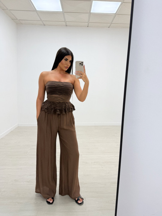 PANTALÓN BAMBU MARRÓN