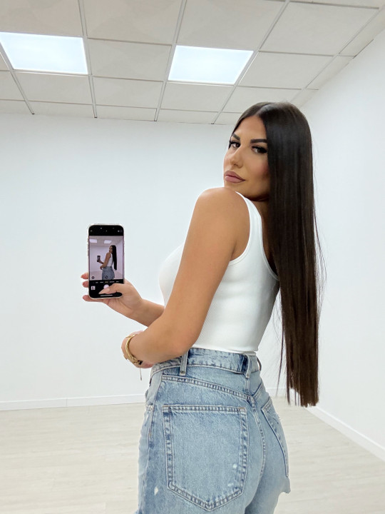 BODY SEAMLESS REDUCTOR TIRANTA BLANCO