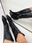 BOTAS COWBOY COMBINADAS NEGRAS BOTAS COWBOY COMBINADAS NEGRAS
