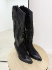 BOTAS COWBOY COMBINADAS NEGRAS BOTAS COWBOY COMBINADAS NEGRAS