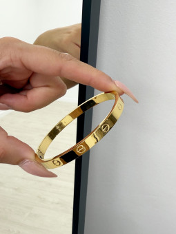 PULSERA CARTIER DORADA