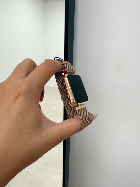 copy of RELOJ DIGITAL CUADRADO ORO ROSADO