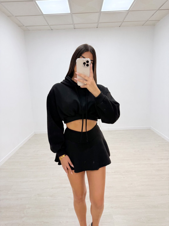 copy of CONJUNTO ARANTXA FALDA NEGRO