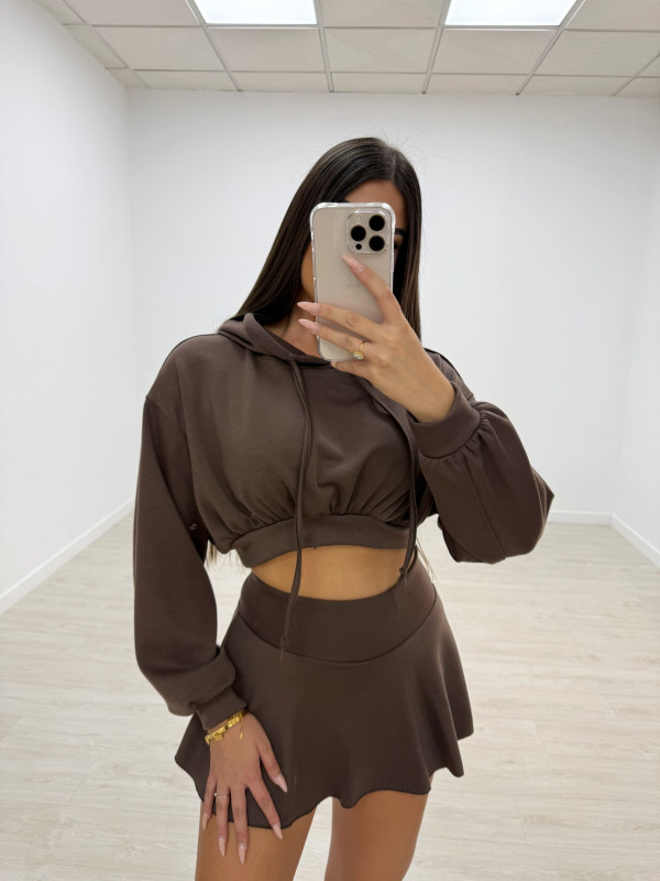 copy of CONJUNTO ARANTXA FALDA MARRÓN