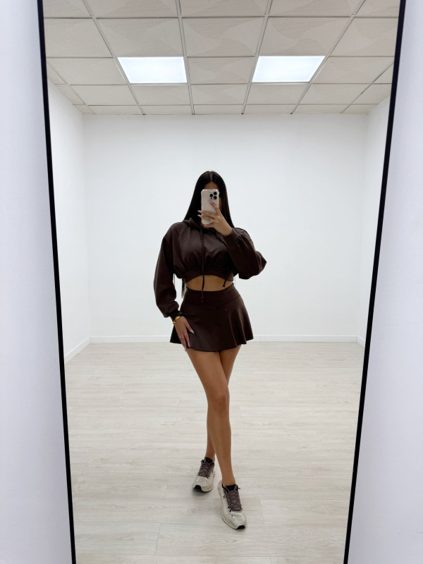 copy of CONJUNTO ARANTXA FALDA MARRÓN