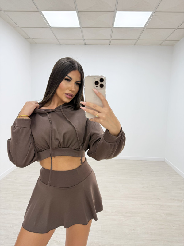 copy of CONJUNTO ARANTXA FALDA MARRÓN