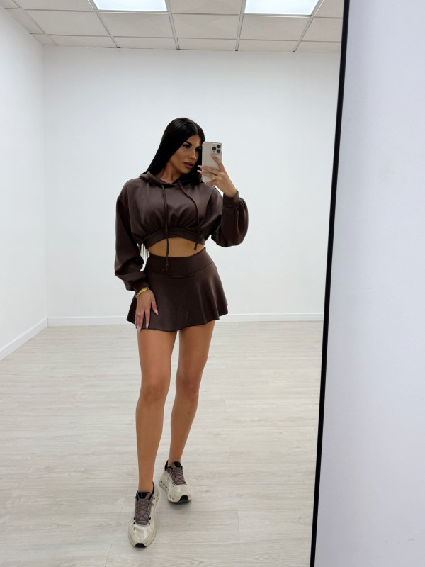 copy of CONJUNTO ARANTXA FALDA MARRÓN