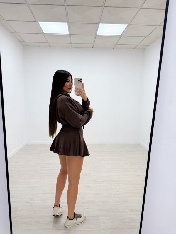 copy of CONJUNTO ARANTXA FALDA MARRÓN