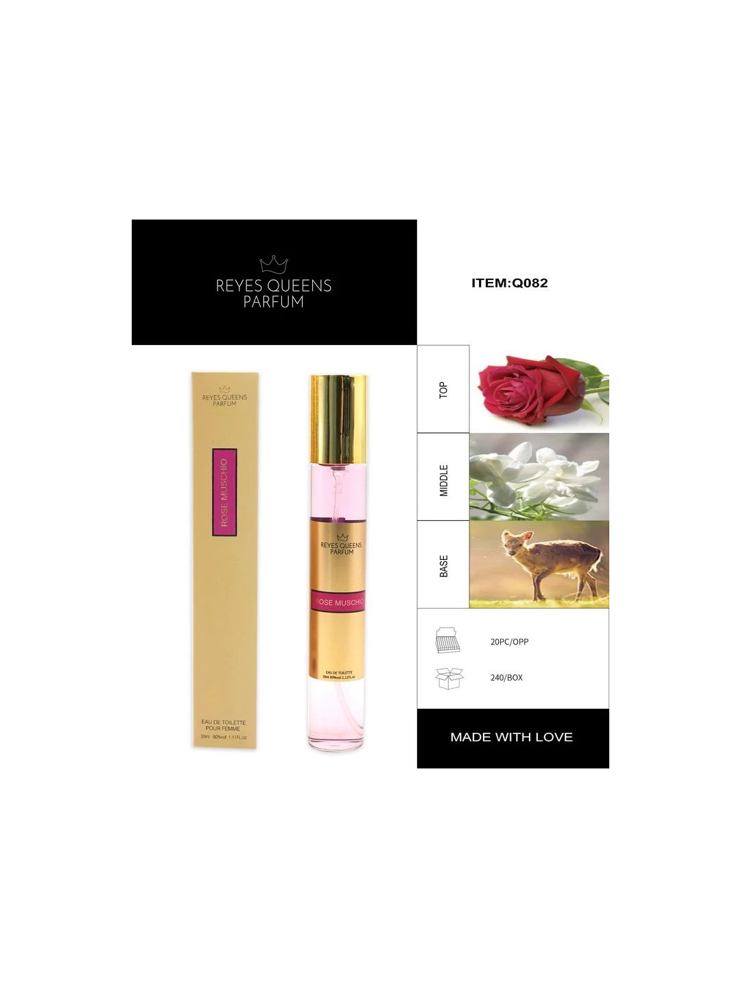 MINI TALLA PERFUME ROSE MUSCHIO