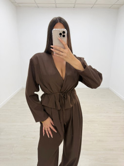 CONJUNTO ZEEN MARRÓN