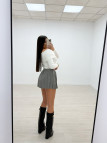 FALDA TABLAS PUNTO GRIS FALDA TABLAS PUNTO GRIS
