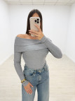 JERSEY BARDOT GRIS JERSEY BARDOT GRIS