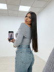 JERSEY BARDOT GRIS JERSEY BARDOT GRIS