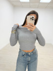 JERSEY BARDOT GRIS JERSEY BARDOT GRIS