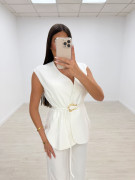 CONJUNTO HEBILLA EXCLUSIVO BLANCO