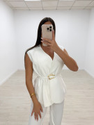 CONJUNTO HEBILLA EXCLUSIVO BLANCO