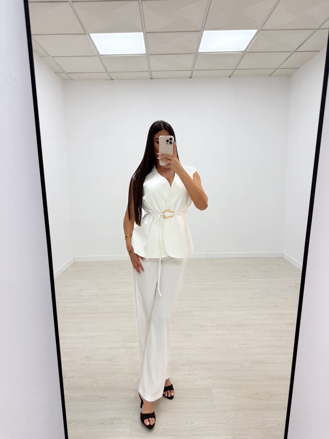 CONJUNTO HEBILLA EXCLUSIVO BLANCO