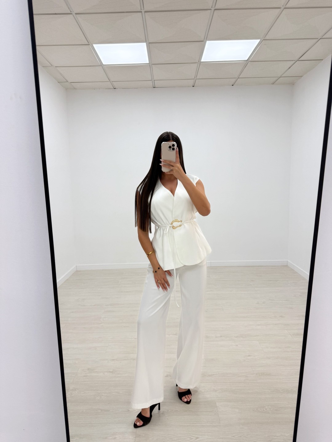 CONJUNTO HEBILLA EXCLUSIVO BLANCO