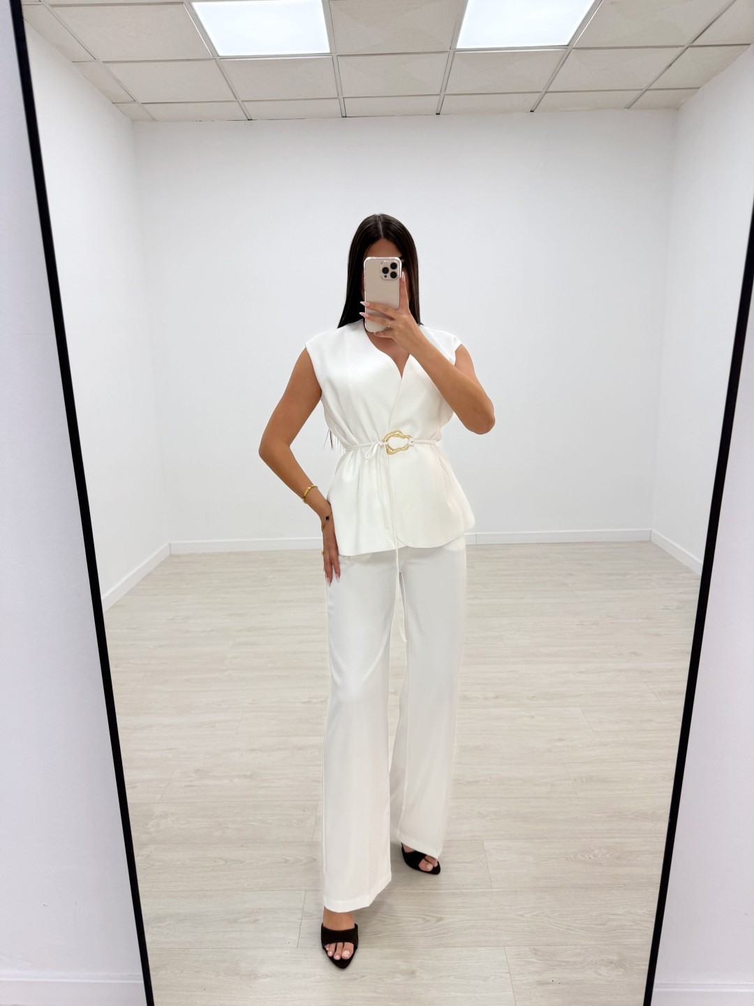 CONJUNTO HEBILLA EXCLUSIVO BLANCO