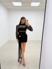 VESTIDO CHANCESS NEGRO VESTIDO CHANCESS NEGRO