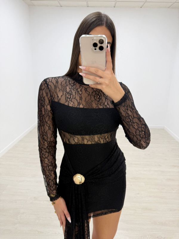 VESTIDO CHANCESS NEGRO