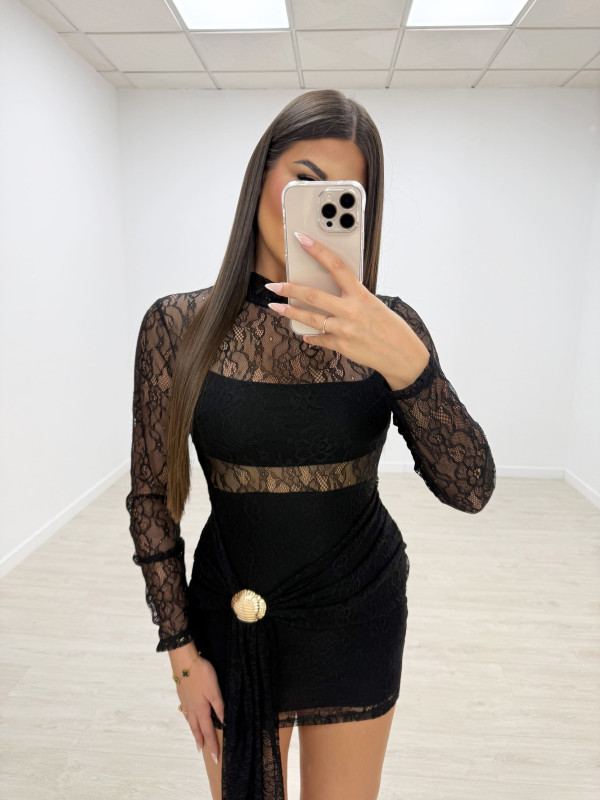 VESTIDO CHANCESS NEGRO