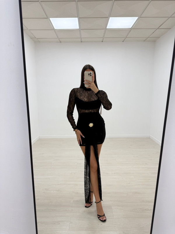 VESTIDO CHANCESS NEGRO