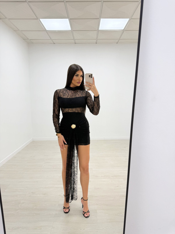 VESTIDO CHANCESS NEGRO