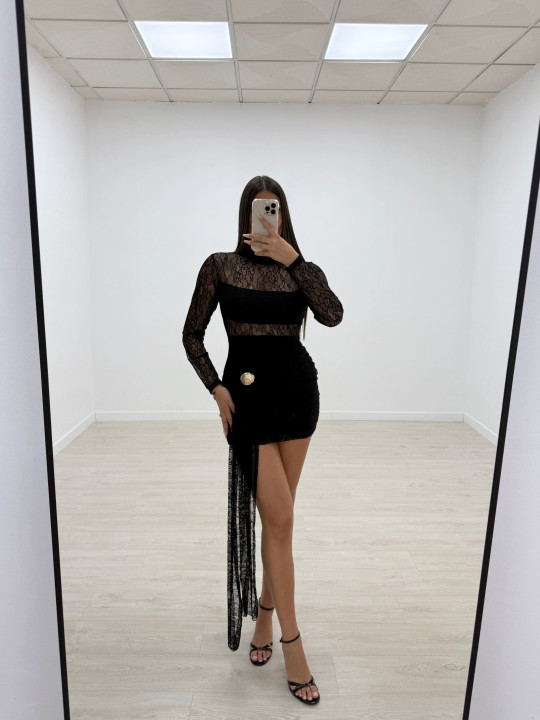 VESTIDO CHANCESS NEGRO VESTIDO CHANCESS NEGRO