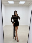 VESTIDO CHANCESS NEGRO VESTIDO CHANCESS NEGRO