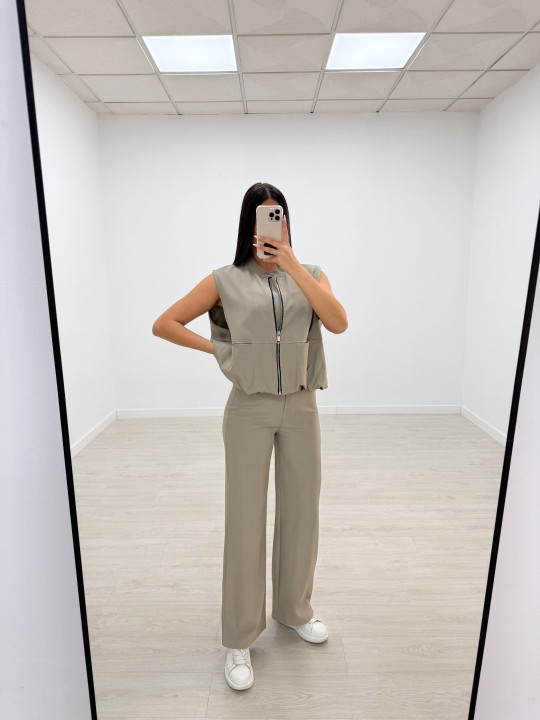 CONJUNTO CHALECO GLOBO TOUPE