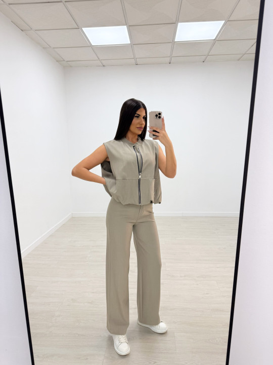 CONJUNTO CHALECO GLOBO TOUPE