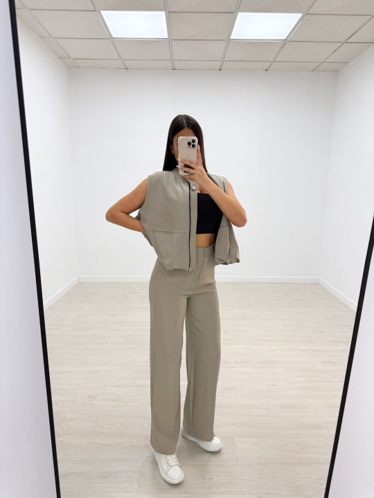 CONJUNTO CHALECO GLOBO TOUPE