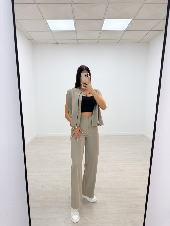 CONJUNTO CHALECO GLOBO TOUPE