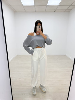 PANTALÓN CHÁNDAL BALLON BLANCO