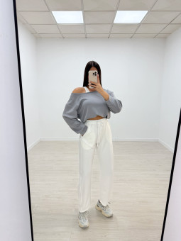 PANTALÓN CHÁNDAL BALLON BLANCO