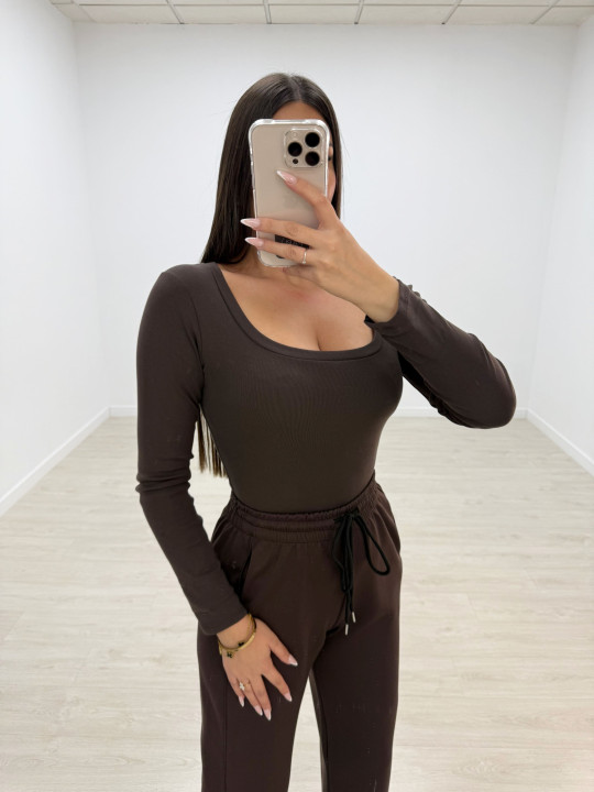 PANTALÓN CHÁNDAL BALLON MARRÓN