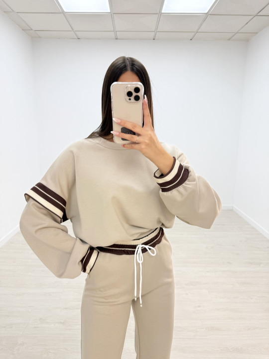 CONJUNTO CHÁNDAL NOON BEIGE
