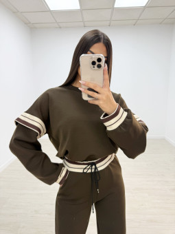 CONJUNTO CHÁNDAL NOON MARRÓN