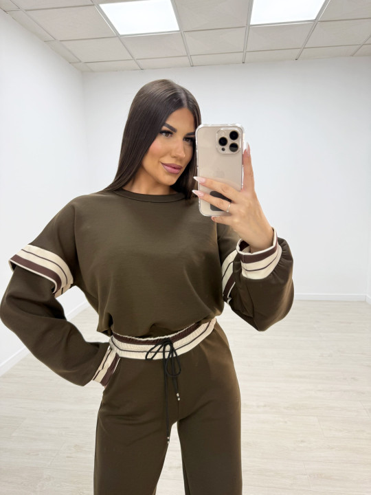 CONJUNTO CHÁNDAL NOON MARRÓN