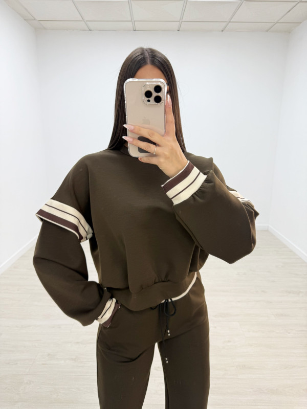 CONJUNTO CHÁNDAL NOON MARRÓN