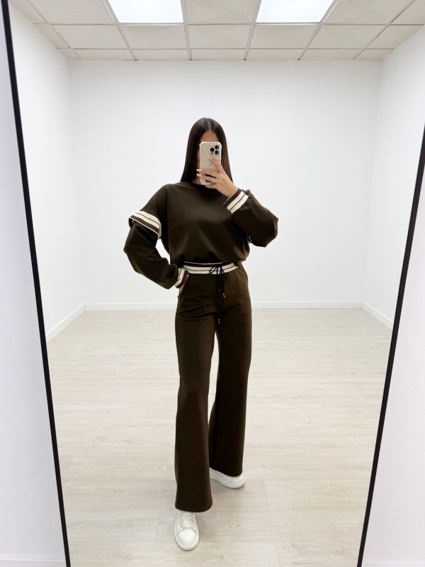 CONJUNTO CHÁNDAL NOON MARRÓN