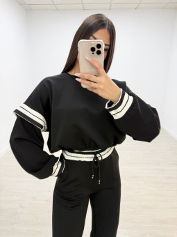 CONJUNTO CHÁNDAL NOON NEGRO